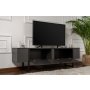 HANAH HOME Polica za TV Serenity Anthracite Black - slika 3