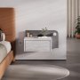 HANAH HOME Noćni stočić Dotta Ancient White Retro Grey - slika 1