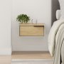 HANAH HOME Noćni stočić Eco Ash Green Sapphire Hrast - slika 1
