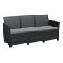 KETER Claire 3 Seater Baštenska garnitura grafit - slika 2