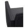 KETER Claire 3 Seater Baštenska garnitura grafit - slika 5