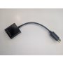 E-GREEN Adapter DisplayPort (M) - VGA D-sub (F) crni OUTLET - slika 2