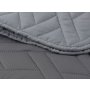 DORMEO Essentials 2u1 pokrivač i prekrivač sivi 140x200 - slika 4