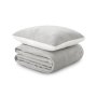 DORMEO Warm Hug Set Grey 130x190 cm - slika 2