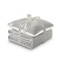 DORMEO Warm Hug Set Grey 130x190 cm - slika 1