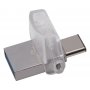 KINGSTON 64GB DataTraveler MicroDuo 3C USB 3.1 flash DTDUO3C/64GB srebrni - slika 1
