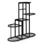 ModernHome Polica za cveće 5 nivoa crna - slika 3
