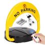 ModernHome Parking barijera sklopiva 40 cm zaobljena sa ključem, daljinskom kontrolom i alarmom (DNPL-002) - slika 1