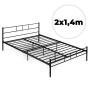 ModernHome Krevet sa metalnim ramom 140x200 cm sa podnicom Black Frame (DNYSF165A) - slika 2