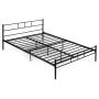 ModernHome Krevet sa metalnim ramom 140x200 cm sa podnicom Black Frame (DNYSF165A) - slika 5