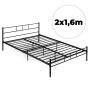 ModernHome Krevet sa metalnim ramom 160x200 cm sa podnicom Black Frame (DNYSF165B) - slika 2