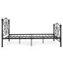 ModernHome Krevet sa metalnim ramom 160x200 cm sa podnicom Black Frame with Crystal (DNYSF333B) - slika 5