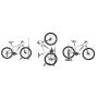 ModernHome Stalak za bicikle 3in1 Black Service Bike Holder (PBRS002) - slika 4