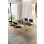 HANAH HOME Set trpezarijskog stola i stolica (5 delova) Olya Black Marble Gold Black - slika 2