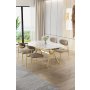 HANAH HOME Set trpezarijskog stola i stolica (5 delova) Olya White Marble Gold Cappuccino - slika 2
