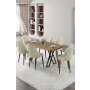 HANAH HOME Set trpezarijskog stola i stolica (7 delova) Kaye Atlantic Pine Cream - slika 1