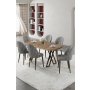 HANAH HOME Set trpezarijskog stola i stolica (7 delova) Kaye Atlantic Pine Grey - slika 2