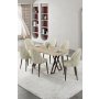 HANAH HOME Set trpezarijskog stola i stolica (7 delova) Kaye Travertine Cream - slika 2