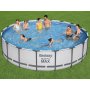 BESTWAY Bazen za dvorište Pro Max sa čeličnim ramom 366x100cm - slika 1
