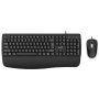 GENIUS KM-123 USB YU crna tastatura+ USB crni miš - slika 1