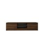 HANAH HOME TV polica Olca Walnut Anthracite OUTLET - slika 1