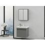 HANAH HOME Set kupatilskog nameštaja (2 komada) Bellezza 65 Matte Grey - slika 4