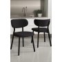 HANAH HOME Set stolica (6 delova) Toldy Anthracite Black - slika 1