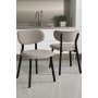HANAH HOME Set stolica (6 delova) Toldy Grey Black - slika 1