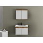 HANAH HOME Set kupatilskog nameštaja (2 komada) Carıno 80 Pine Matte White - slika 2