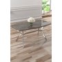 HANAH HOME Trpezarijski sto Esla Anthracite Chrome - slika 2