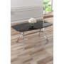 HANAH HOME Trpezarijski sto Esla Black Marble Chrome - slika 2