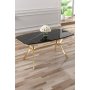 HANAH HOME Trpezarijski sto Esla Black Marble Gold - slika 2