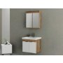 HANAH HOME Set kupatilskog nameštaja (2 komada) Carıno 65 Pine Matte White - slika 2