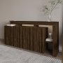 HANAH HOME Komoda Beliz Walnut - slika 1