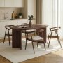 HANAH HOME Rasklopivi trpezarijski sto Sorell Milano Walnut - slika 3