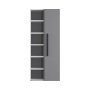 HANAH HOME Višenamenski ormar Blanc 4 120 Matte Grey - slika 1