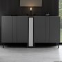 HANAH HOME Komoda Nova Anthracite - slika 2