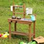 ECO TOYS Spoljna drvena kuhinja sa dodacima za igru u pesku i blatu 05 - ECOTOYS - slika 2