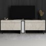 HANAH HOME TV Polica Nova Travertine - slika 2