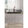 HANAH HOME Trpezarijski sto Nira Black Marble Chrome - slika 1