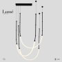 BBLINK AURORA 16 LUSTER 42W 3000K CRNA - slika 1