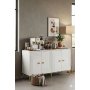 HANAH HOME Komoda Lessi 150 White Gold - slika 4