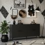 HANAH HOME Komoda Pella 150 Anthracite - slika 1