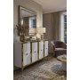 HANAH HOME Komoda Pega 120 White Gold - slika 1