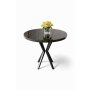 HANAH HOME Trpezarijski sto Agnes Black Marble Black - slika 1