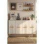 HANAH HOME Komoda Ida 120 White Travertine Gold - slika 3