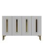 HANAH HOME Komoda Rany 120 White Gold - slika 4
