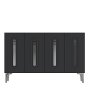 HANAH HOME Komoda Rany 120 Anthracite Silver - slika 4