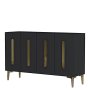 HANAH HOME Komoda Rany 120 Anthracite Gold - slika 3