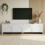 HANAH HOME TV Polica Aurelia White - slika 2